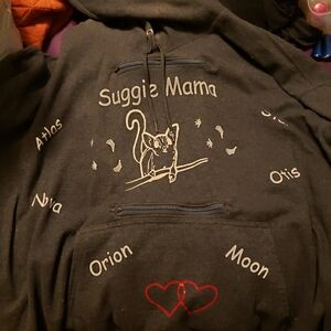 Suggie Mama Black Hoodie